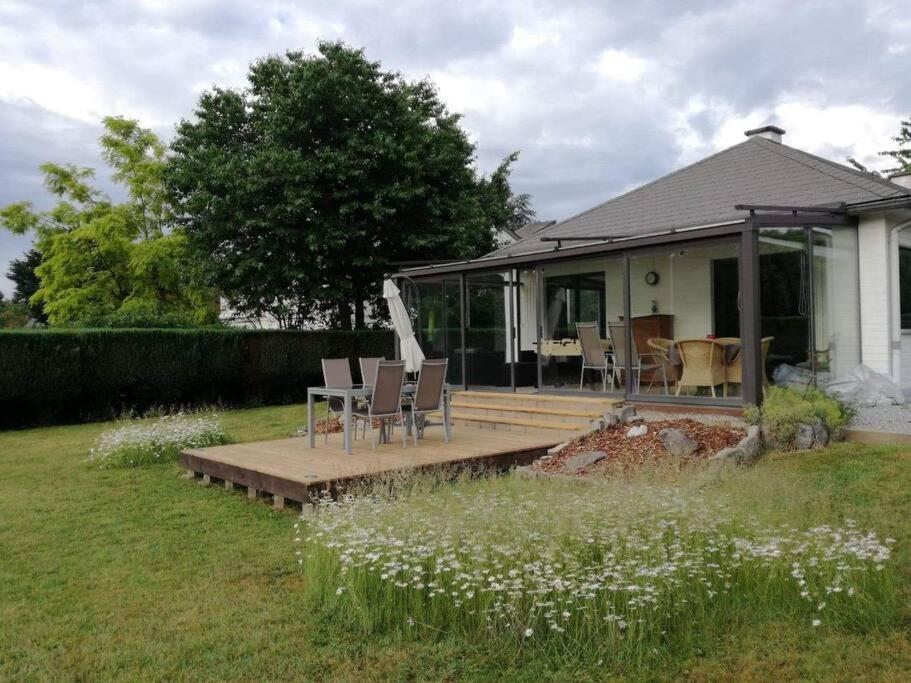 Вілла Maison Bucolique A Anhee, Vue Meuse Et Falaises Екстер'єр фото